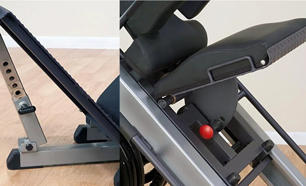 leg press machine safety adjustments