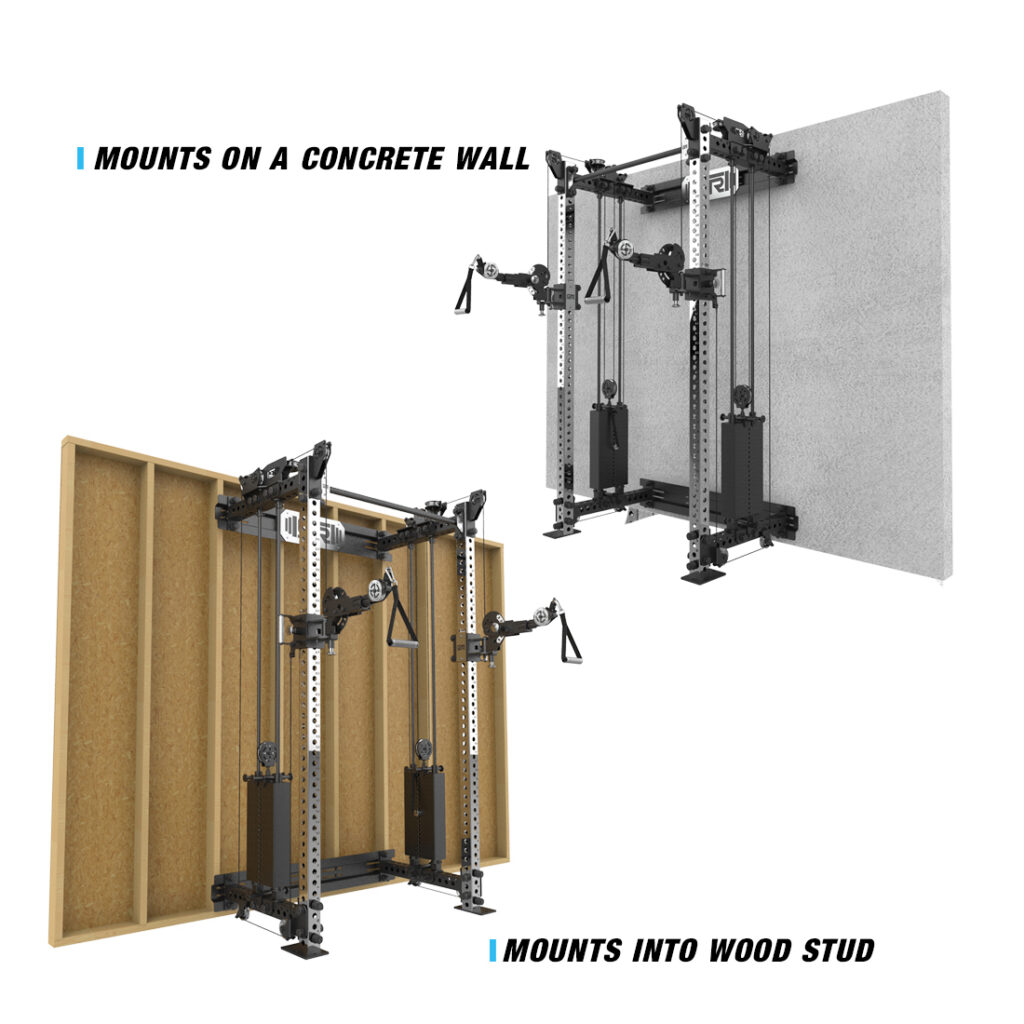 RX3 Tornado Wall-Mounted Rack - Fitness Masters